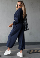 Compleu de trening Hanorac i Pantaloni Simple Moments ciocolatiu