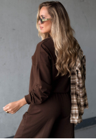 Compleu de trening Hanorac i Pantaloni Simple Moments ciocolatiu