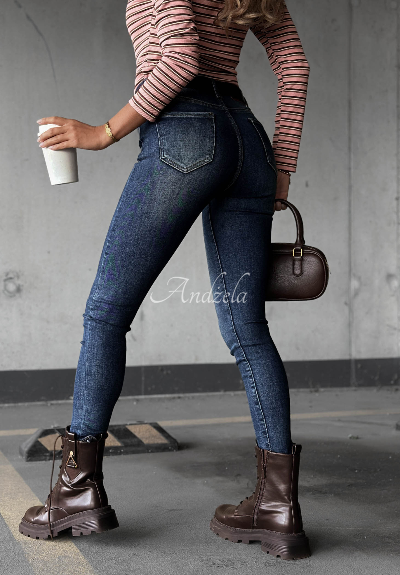 Blugi skinny cu curea Worth Knowing