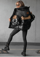 Puchowa Geacă Cold Hands negru