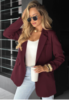 Sacou oversize Best Version burgundowa