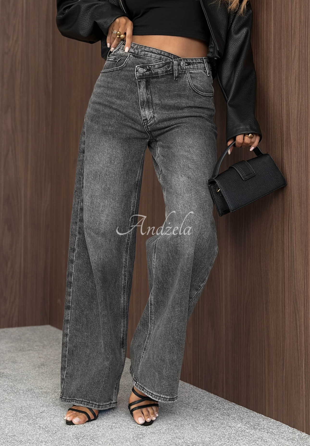 Blugi wide leg Cloudy Mood