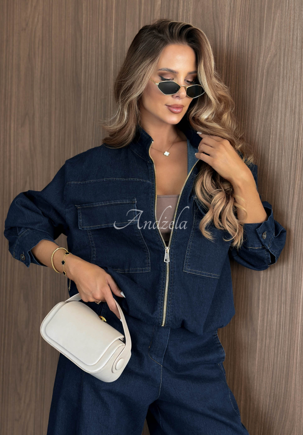Geacă din denim oversize Autumn Rituals