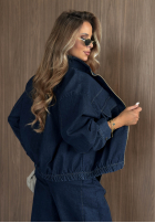 din denim Geacă bomberka Autumn Rituals bluemarin