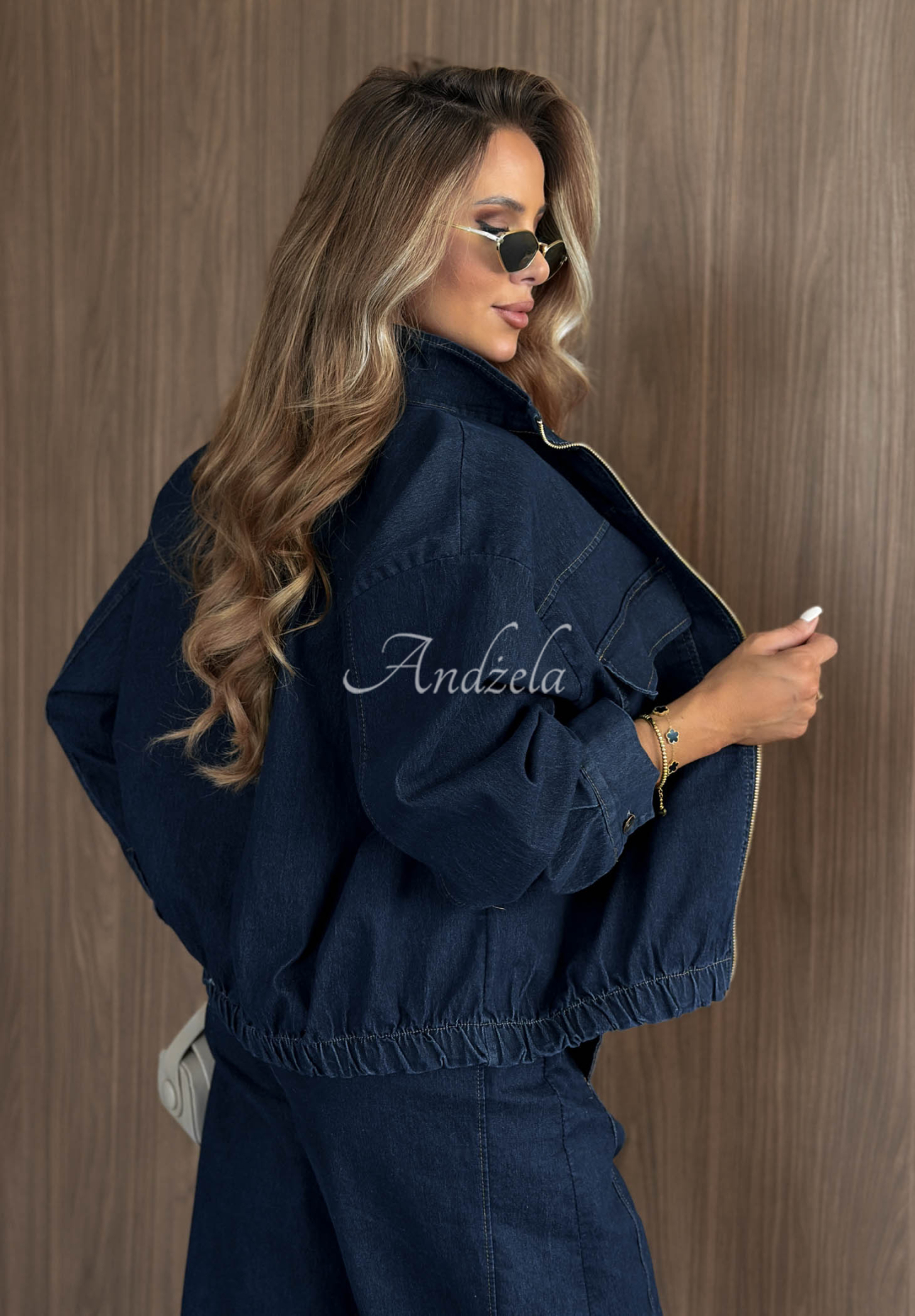 Geacă din denim oversize Autumn Rituals