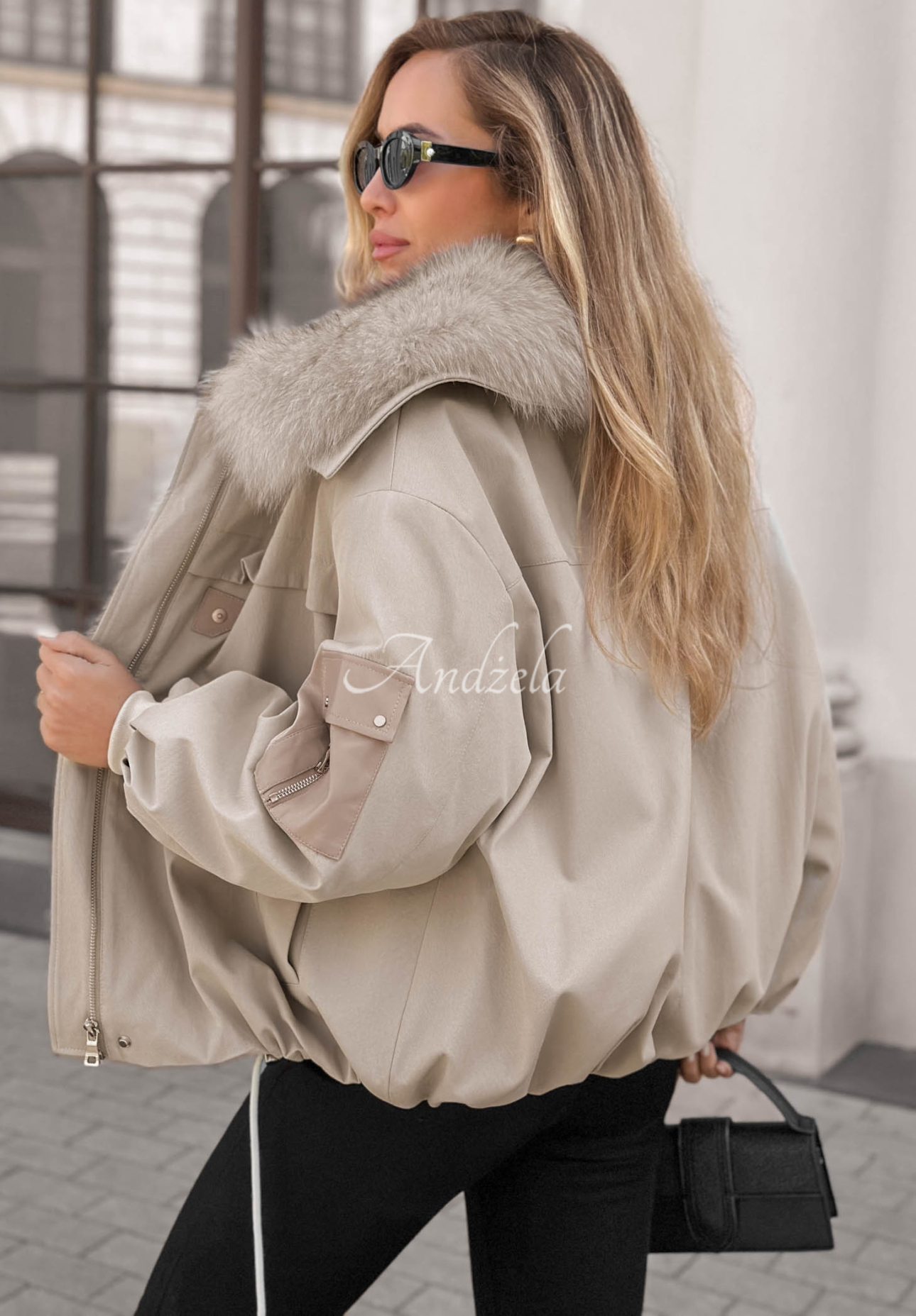 Geacă parka scurtă cu blăniță Cold North