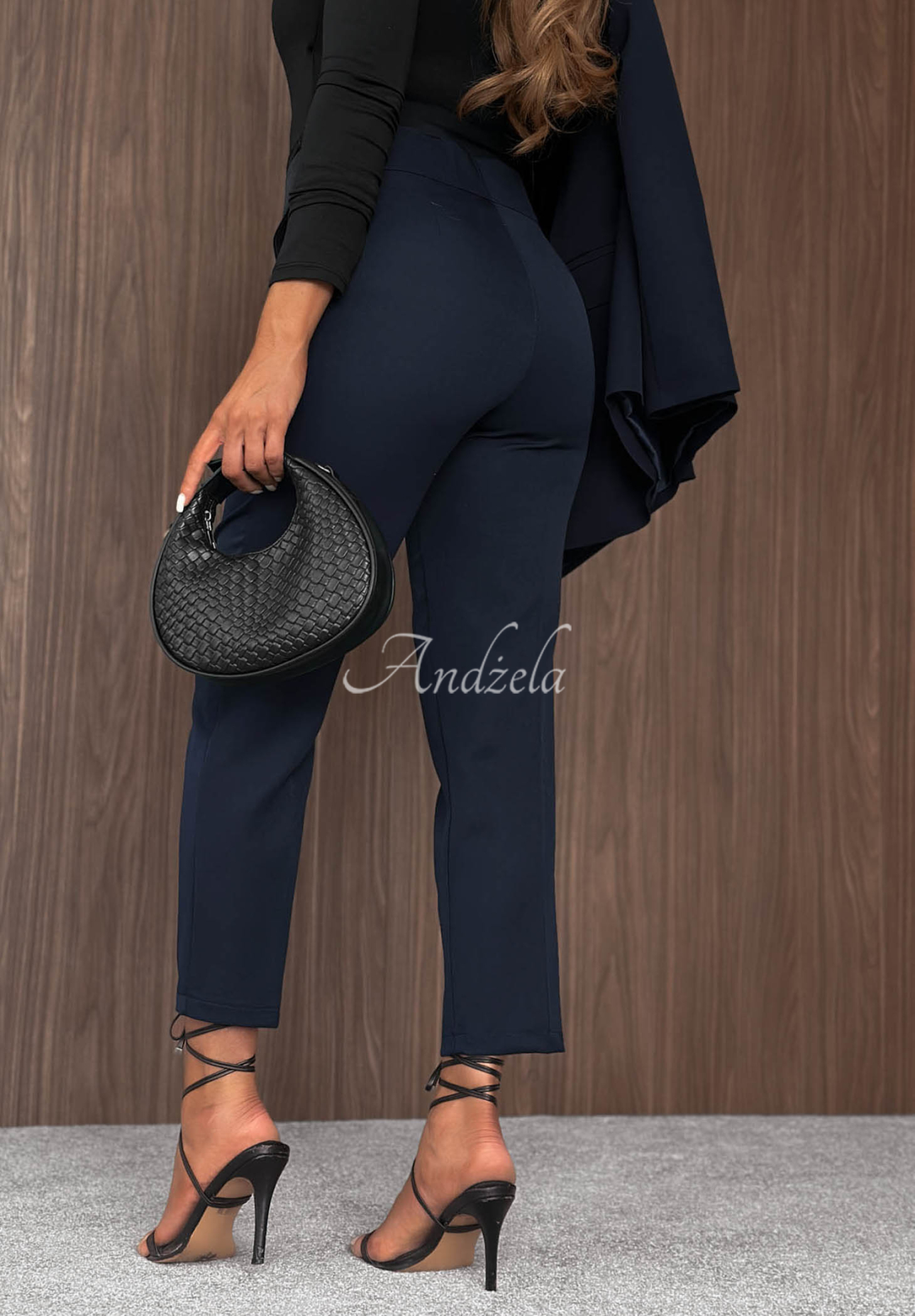 Pantaloni eleganți tip țigaretă Runway Ready