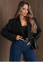 Scurtă Sacou Modern Aura negru