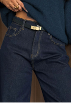 Pantaloni din denim banana Fall Ready ciocolatii