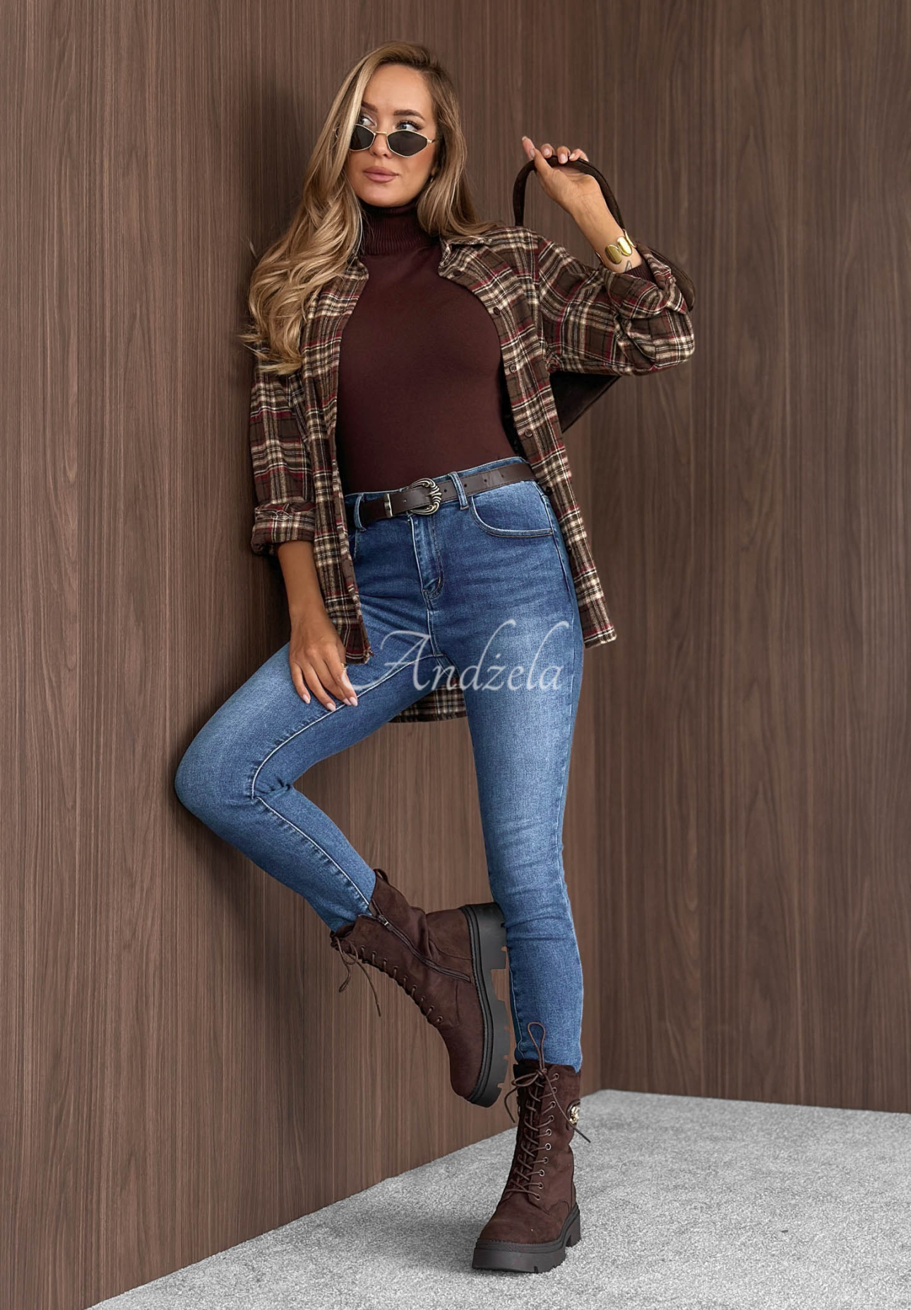 Blugi skinny cu curea Let Me See