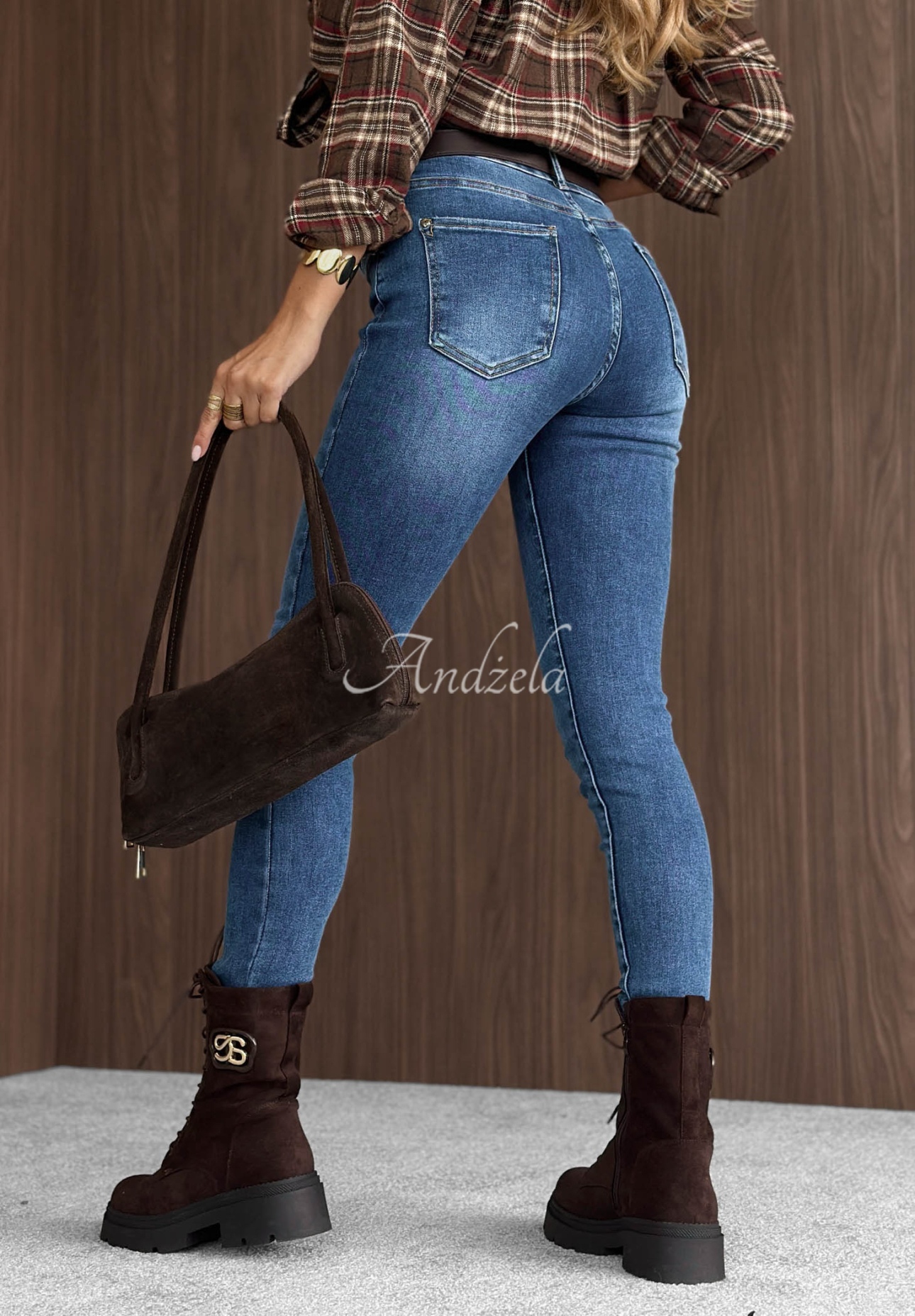 Blugi skinny cu curea Let Me See