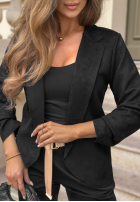 clasic Sacou bez zapięcia Flawless Style negru