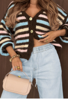 Pantaloni din denim wide leg Cool Days albastru deschis