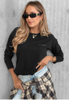 Bawełniana Bluză z długim rękawem Simple Chic ecru