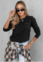 Bawełniana Bluză z długim rękawem Simple Chic ecru