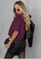 Bawełniany Tricou Everyday Love z napisem ecru