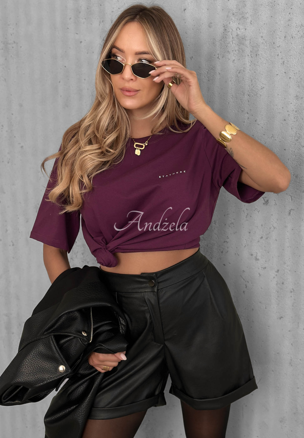 Tricou din bumbac Everyday Love cu inscripție