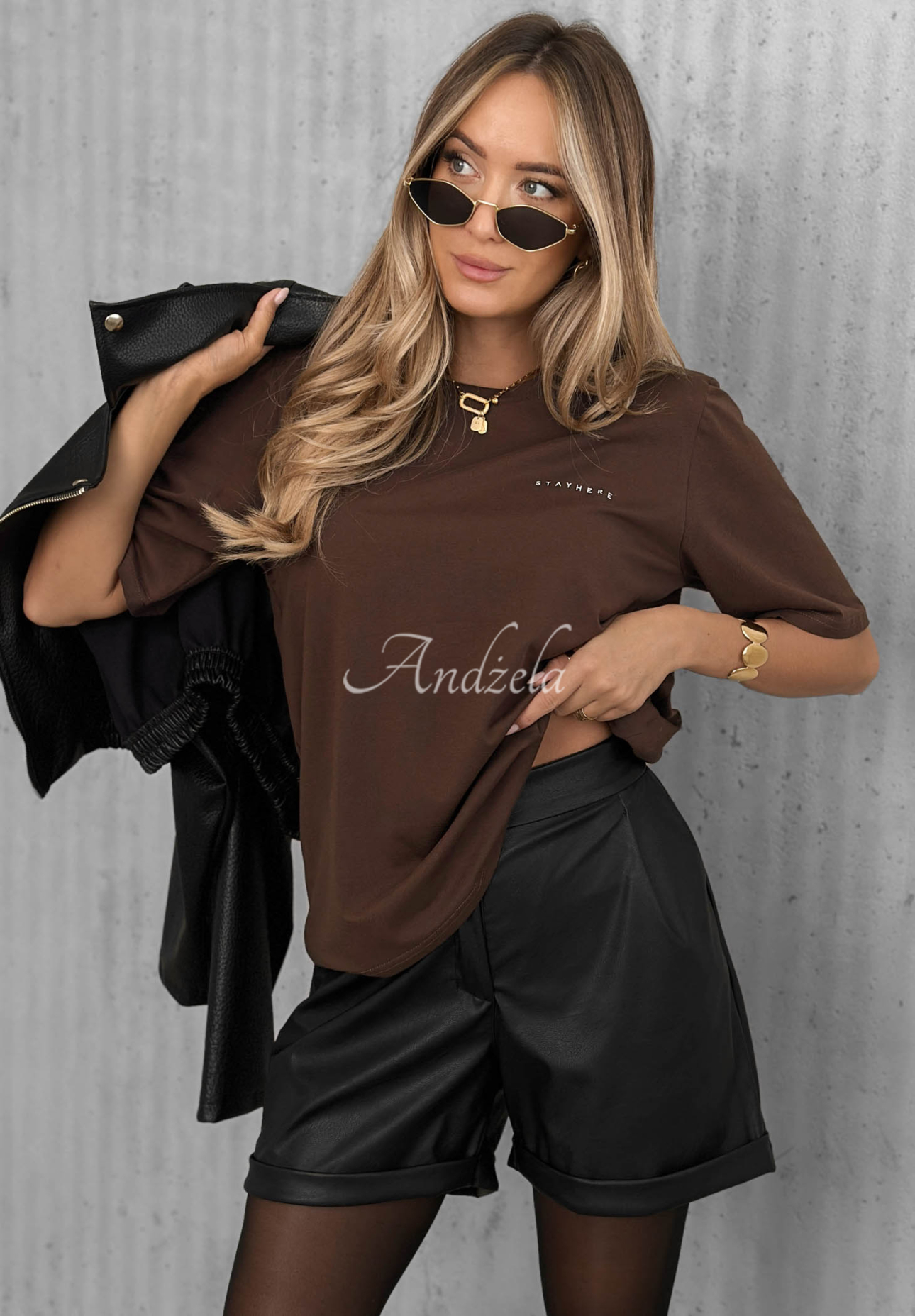 Tricou din bumbac Everyday Love cu inscripție