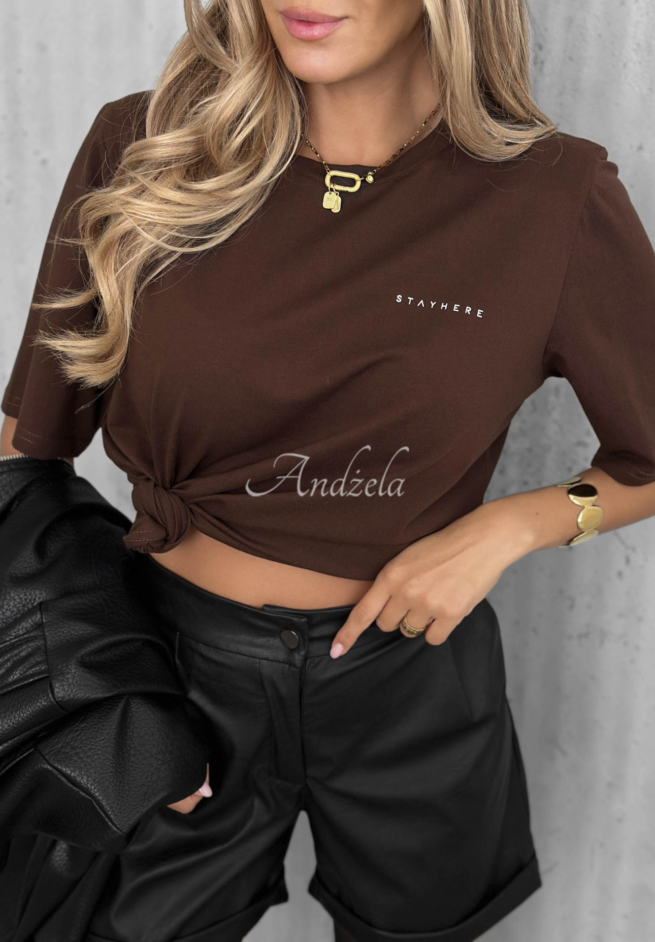 Tricou din bumbac Everyday Love cu inscripție