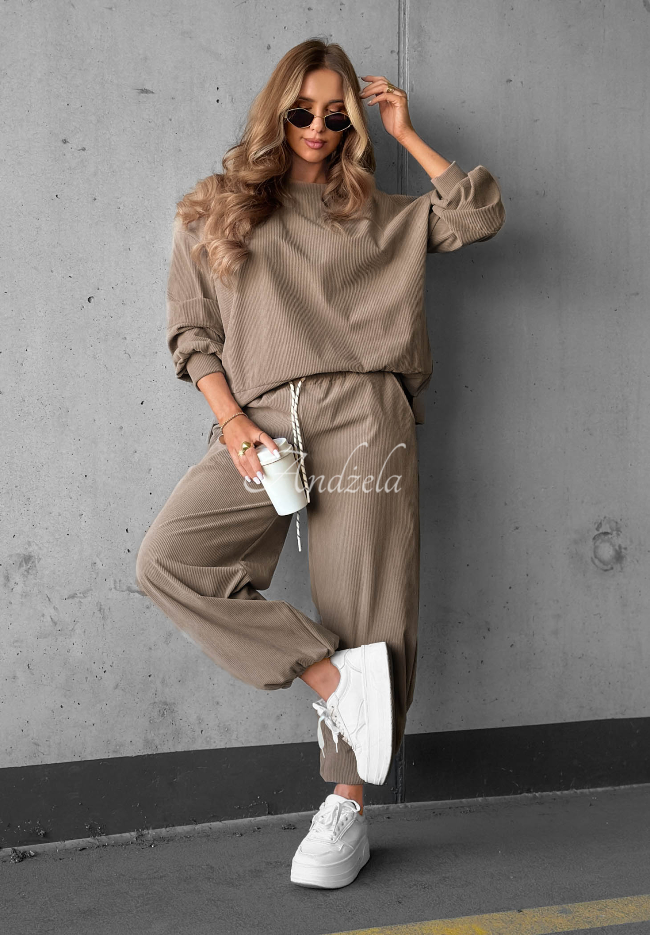 Set trening din catifea reiată cu viscoză Endless Comfort