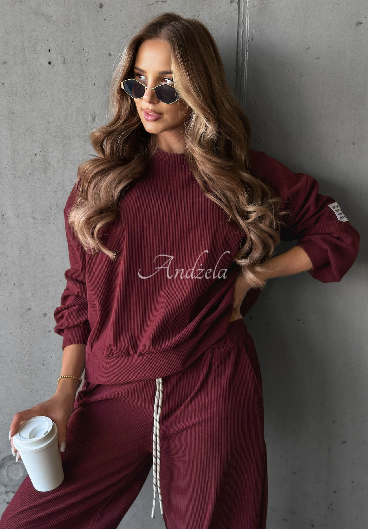 Set trening din catifea reiată cu viscoză Endless Comfort