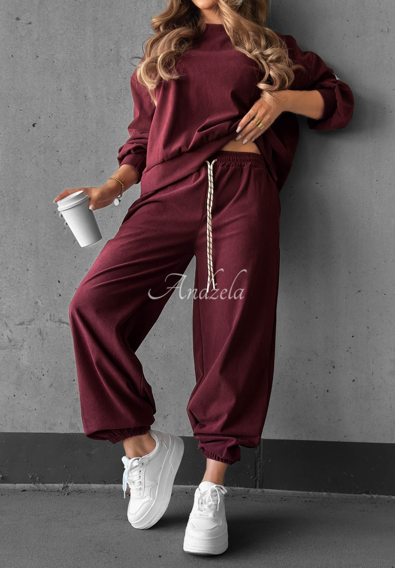 Set trening din catifea reiată cu viscoză Endless Comfort