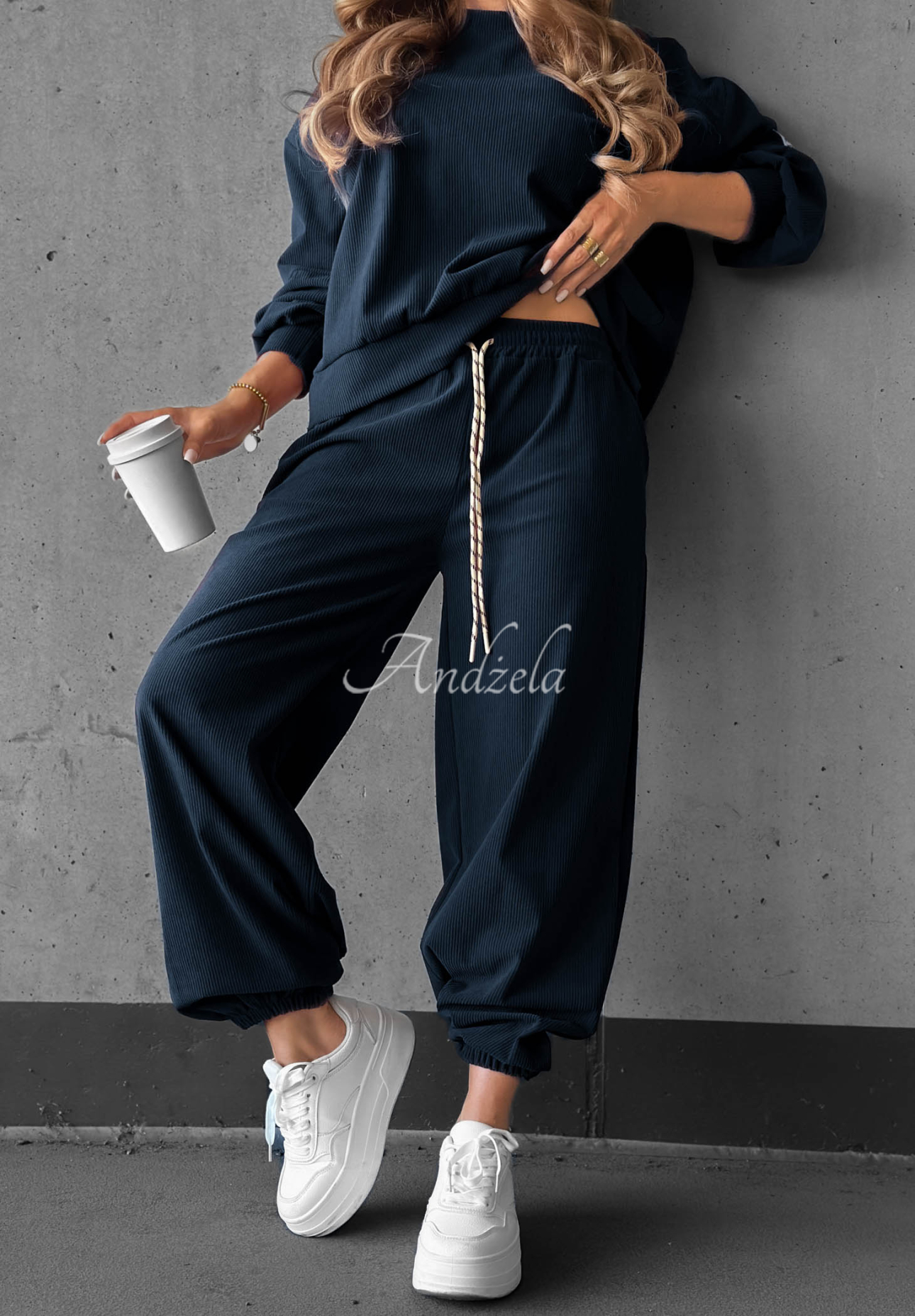 Set trening din catifea reiată cu viscoză Endless Comfort