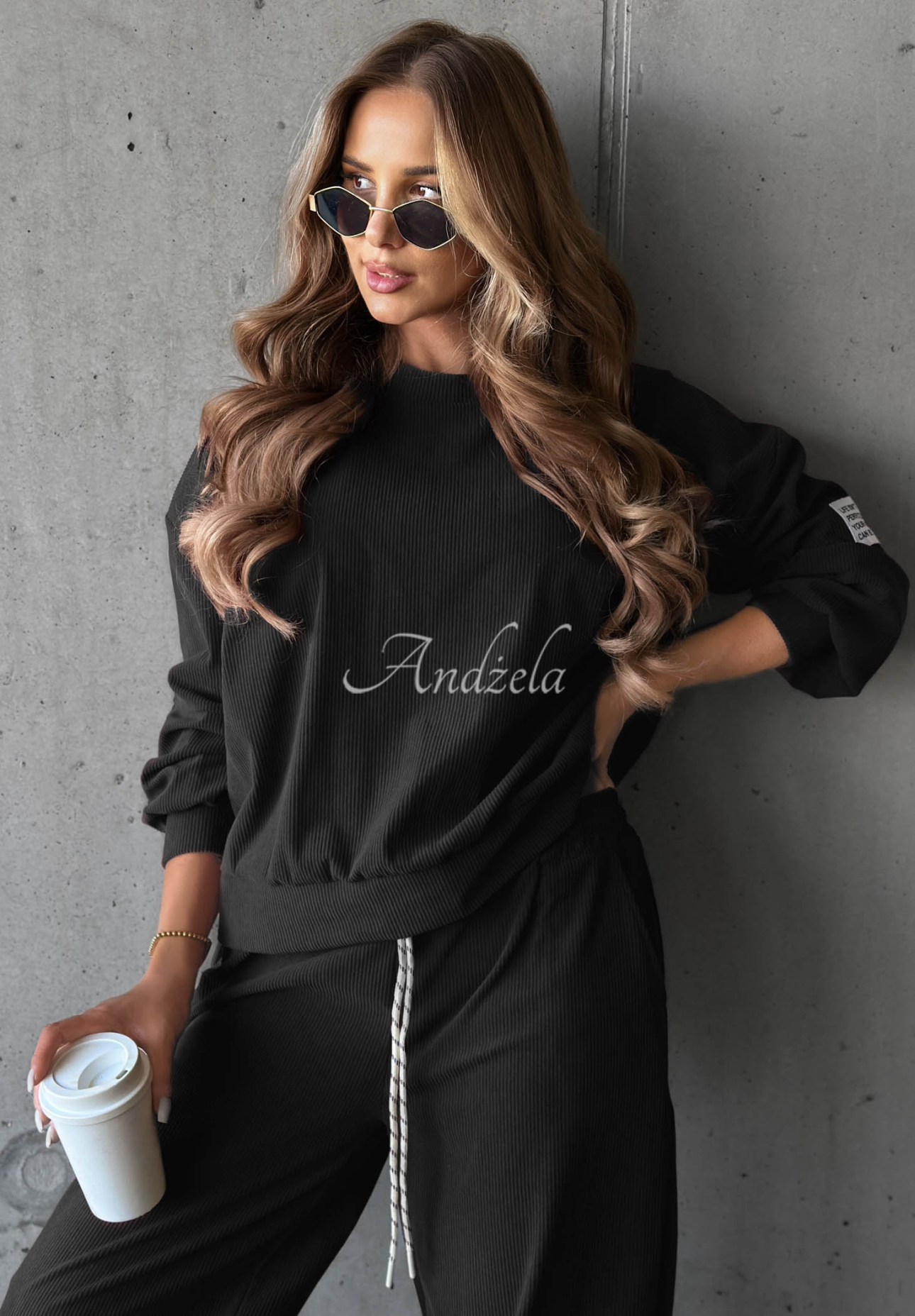 Set trening din catifea reiată cu viscoză Endless Comfort