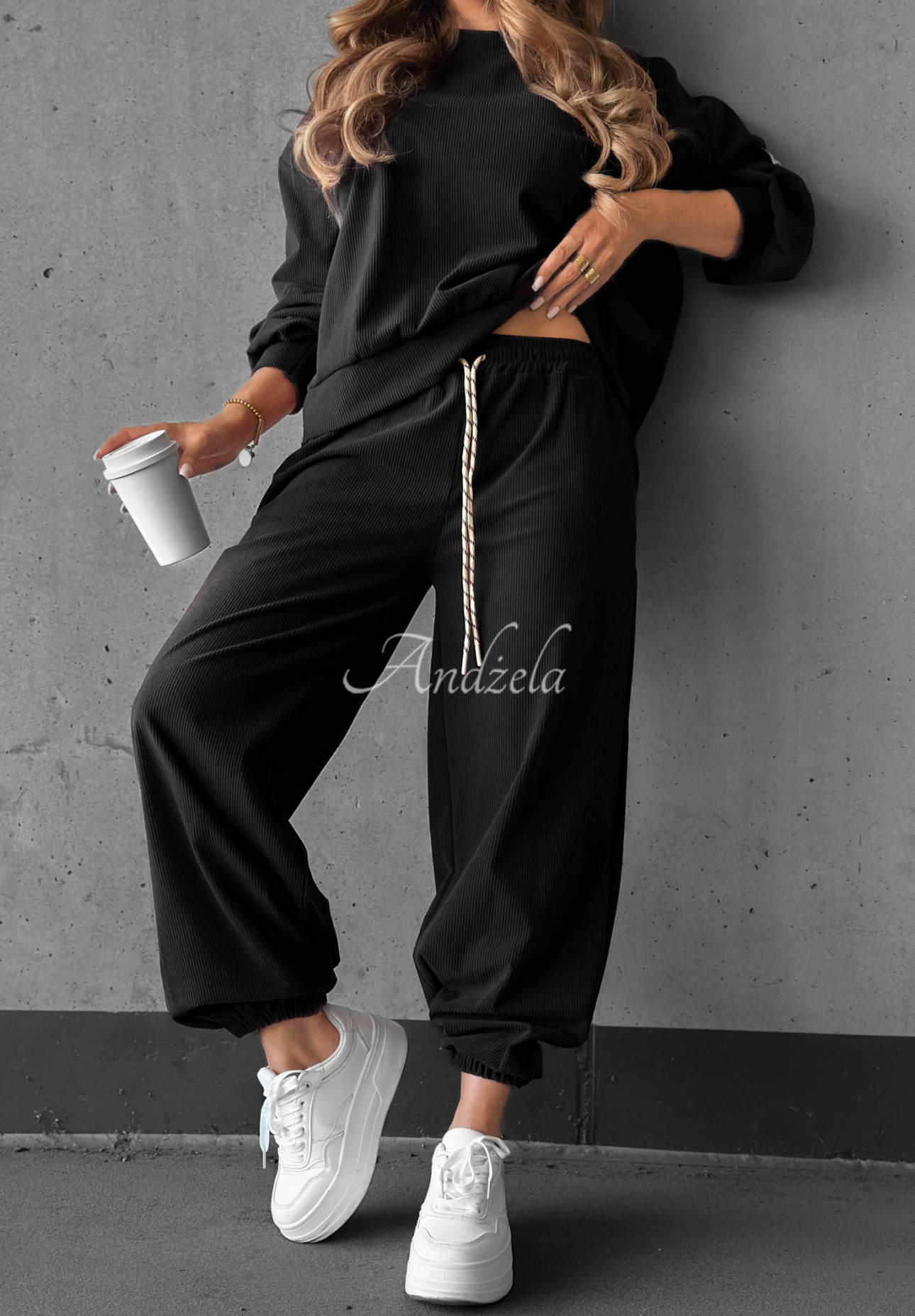 Set trening din catifea reiată cu viscoză Endless Comfort