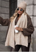 Căciulă z wełną merino Snowfall Charm negru