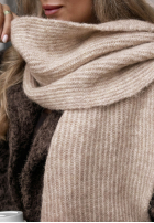Căciulă z wełną merino Snowfall Charm bej