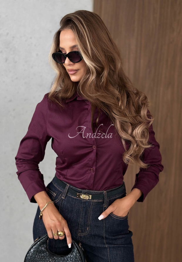 Cămașă clasică elegantă din bumbac Pearl Cove