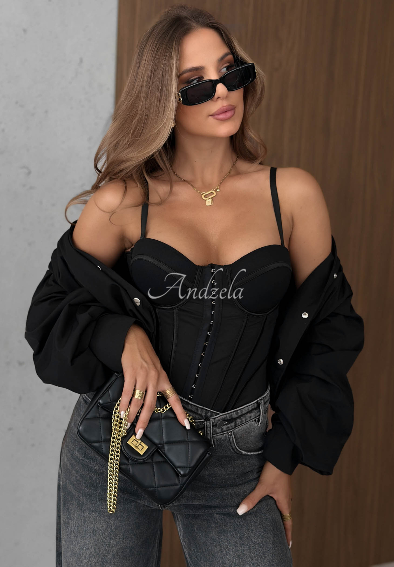 Top     tip corset cu bretele Bad Belle