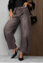 Pantaloni din denim mom fit Hazy Silence albastre