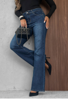 Pantaloni din denim dzwony Foggy Day bluemarin