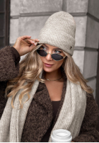 Căciulă z wełną merino Snowfall Charm negru