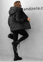Pikowana Geacă z kapturem Autumn Edge negru