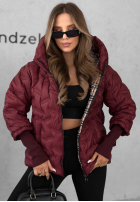 Pikowana Geacă z kapturem Autumn Edge negru