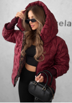 Pikowana Geacă z kapturem Autumn Edge negru