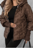 Pikowana Geacă z kapturem Autumn Edge negru