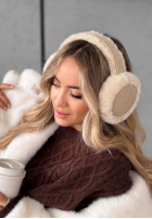Căști pentru urechi z futerkiem Frosty Days bej