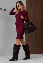 Prążkowana Rochie mini Every Season bluemarin