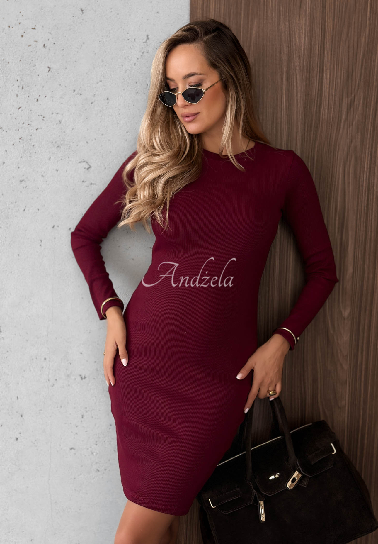 Rochie mini din bumbac cu striații Every Season