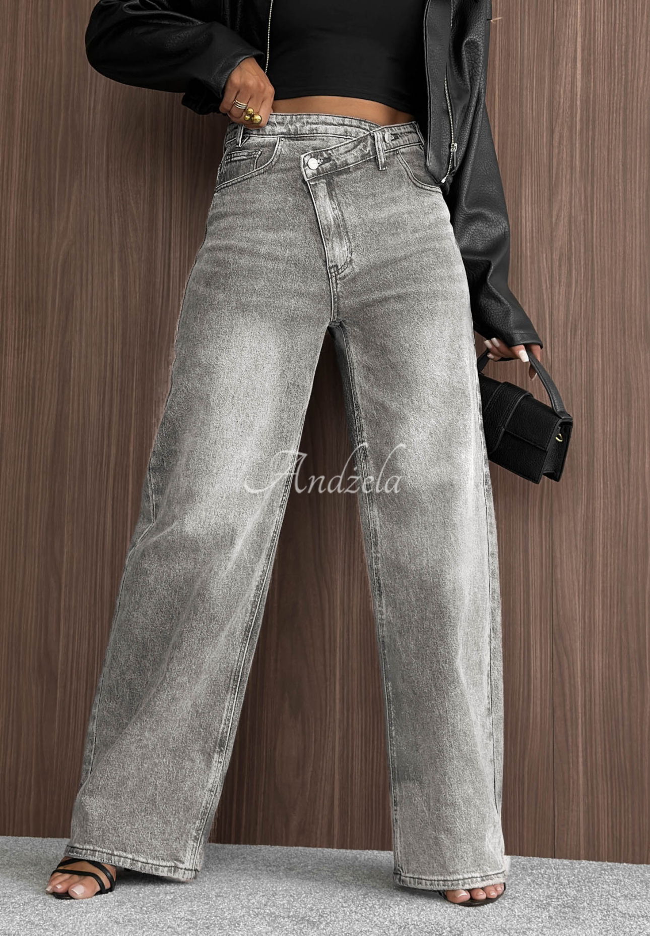 Blugi wide leg Cloudy Mood