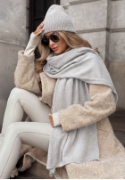 Compleu Căciulă i szalik z kaszmirem Arctic Romance mokka