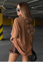 Tricou z nadrukiem Ciao Beli camel