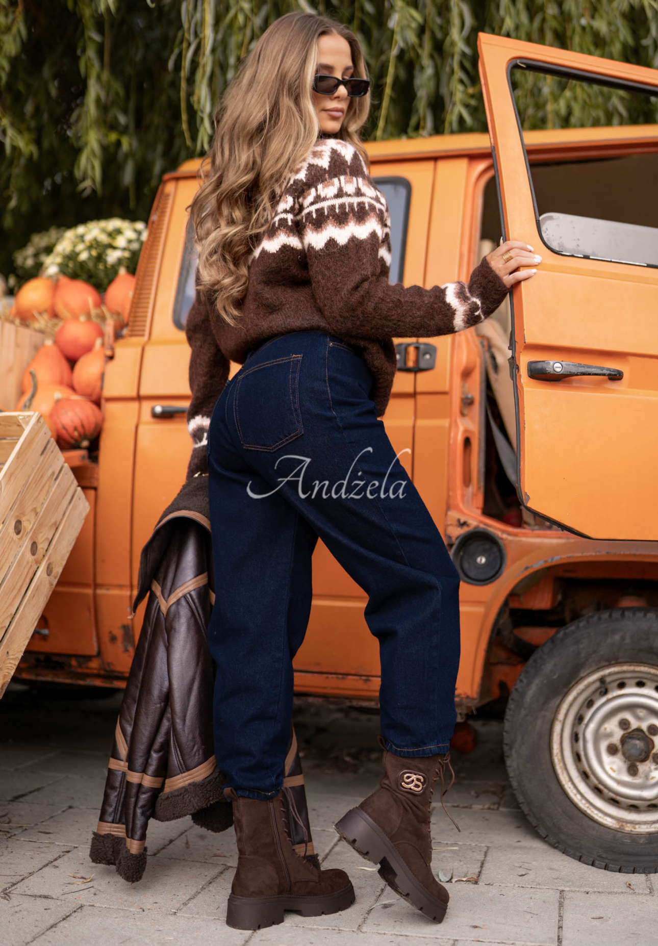 Blugi mom fit Gentle Rain