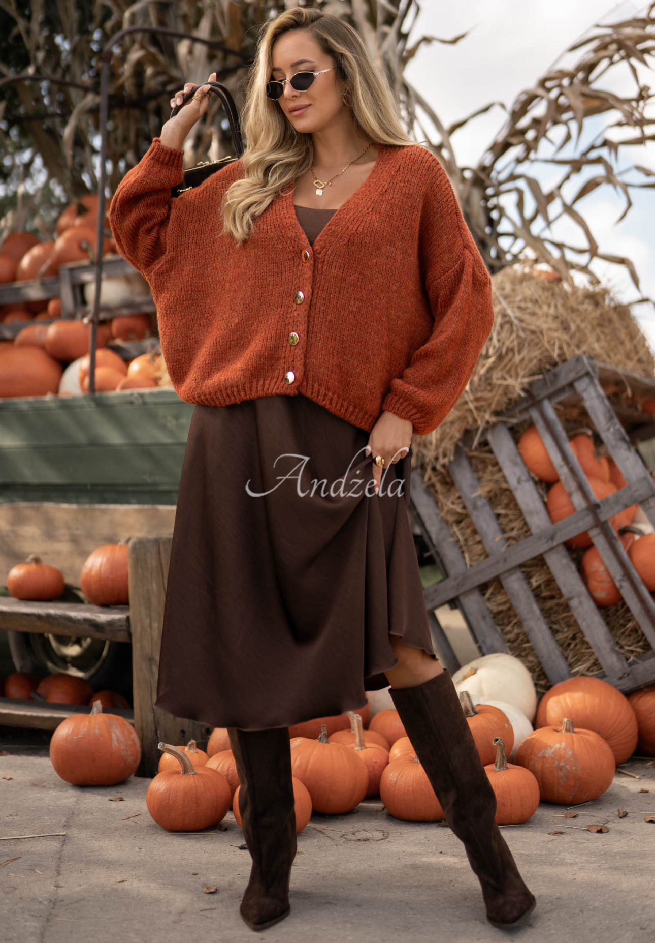 Cardigan scurt oversize cu închidere Cloud Touch