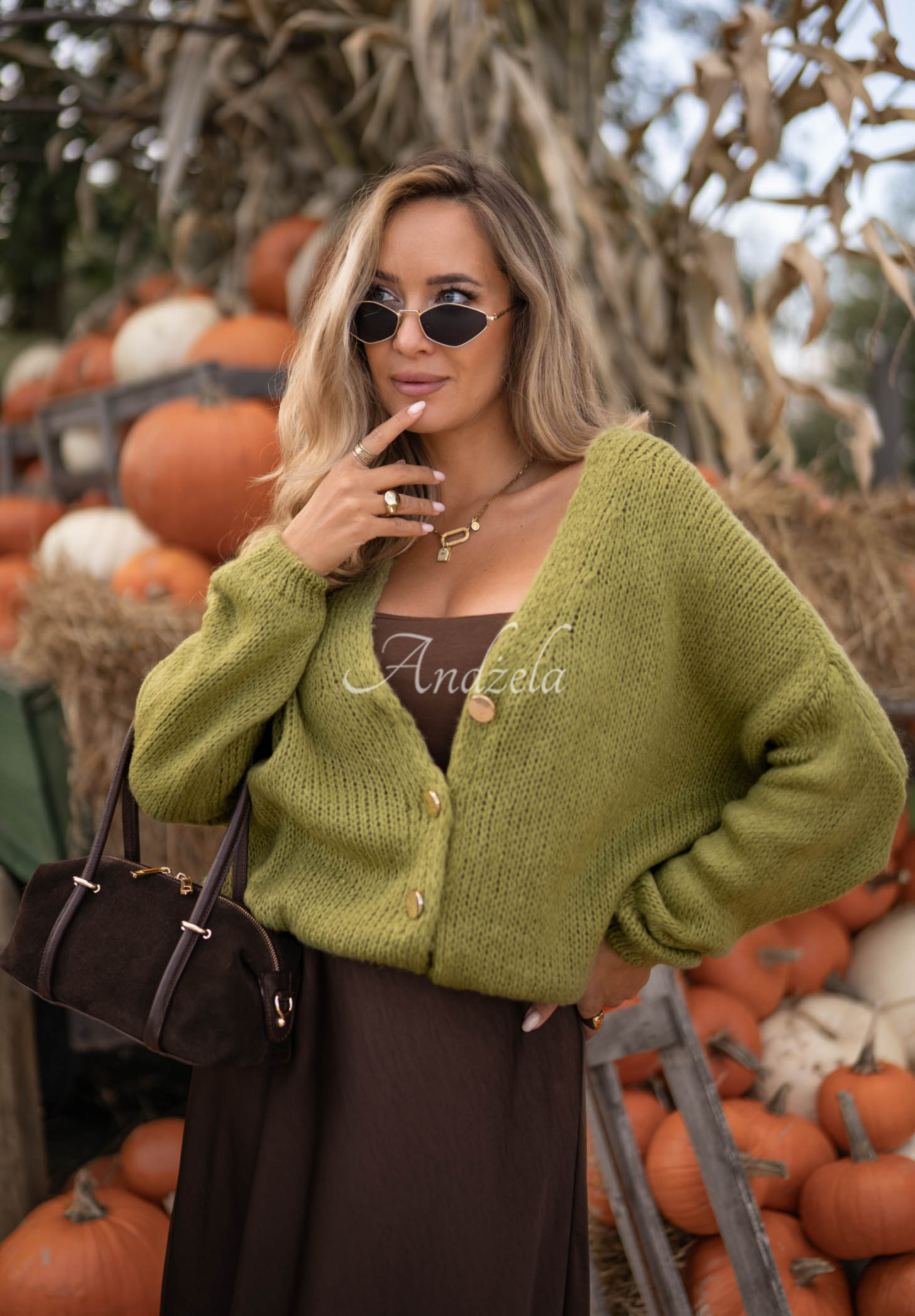 Cardigan scurt oversize cu închidere Cloud Touch