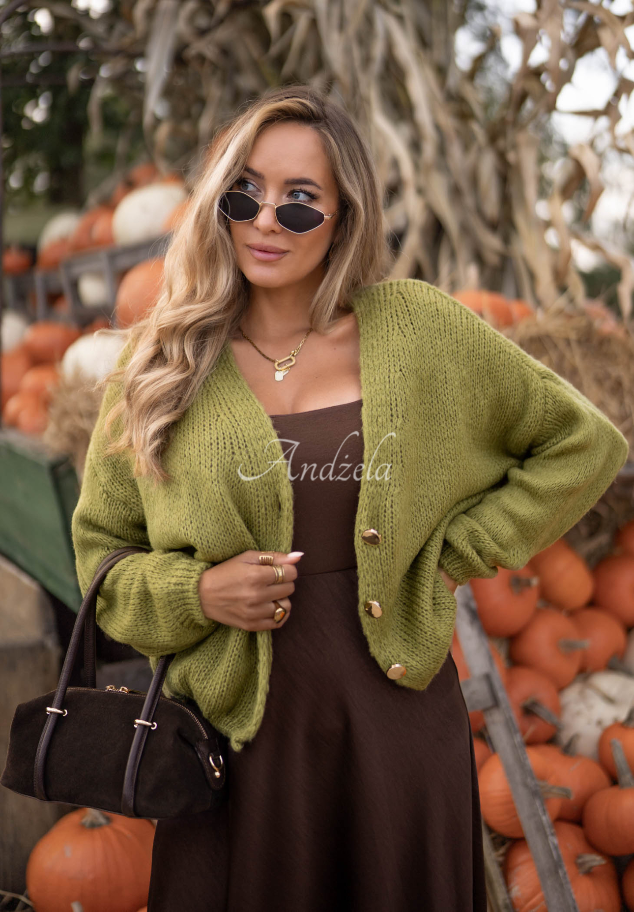 Cardigan scurt oversize cu închidere Cloud Touch